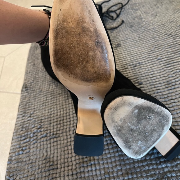 Stuart Weitzman Tieland Suede Thigh High Boots - Picture 3 of 6